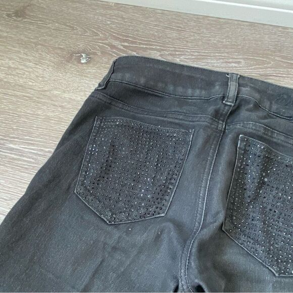 Indigo Rein Skinny Jeans 90’s Black Wash Studded Jeans SZ 3 - Picture 12 of 14